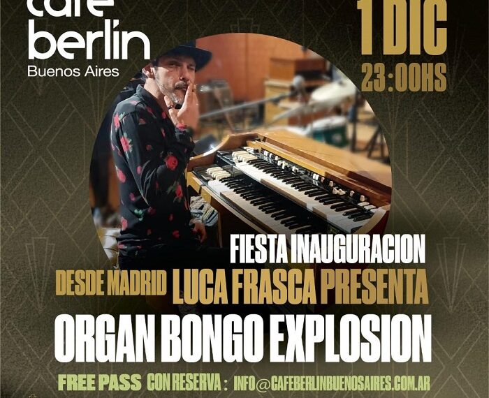 Luca Frasca presenta «Organ Bongo Explosion»