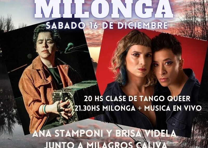 Encuentro tanguero en el Delta encabezado por Ana Sofía Stamponi y Brisa Videla