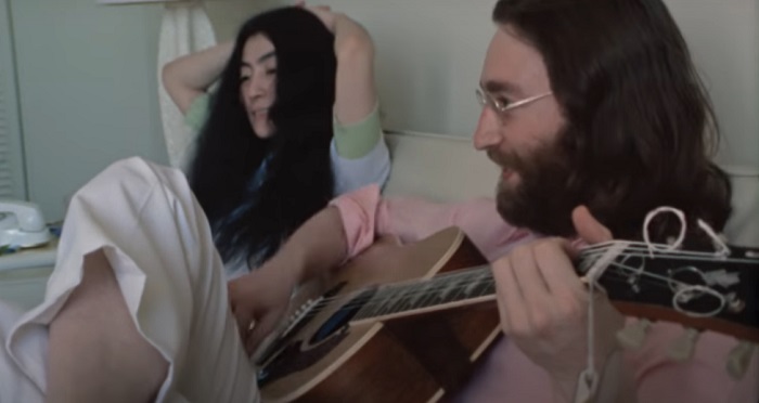 Apareció un video inédito de John Lennon y Yoko Ono