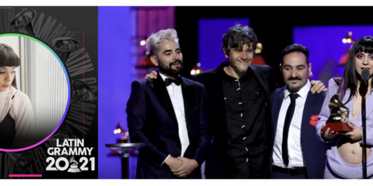 La cantautora Mon Laferte se llevó el gramófono a “Mejor Álbum Cantautor”