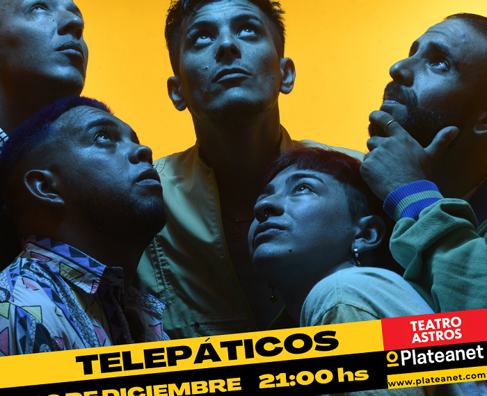Telepáticos presentará su nuevo material discográfico en el Teatro Astros el día 29 de Diciembre