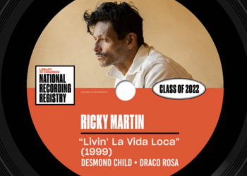 «Livin’ la vida loca» será incorporada al Registro Nacional de Grabaciones de la Biblioteca del Congreso de los Estados Unidos