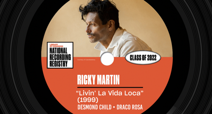 «Livin’ la vida loca» será incorporada al Registro Nacional de Grabaciones de la Biblioteca del Congreso de los Estados Unidos