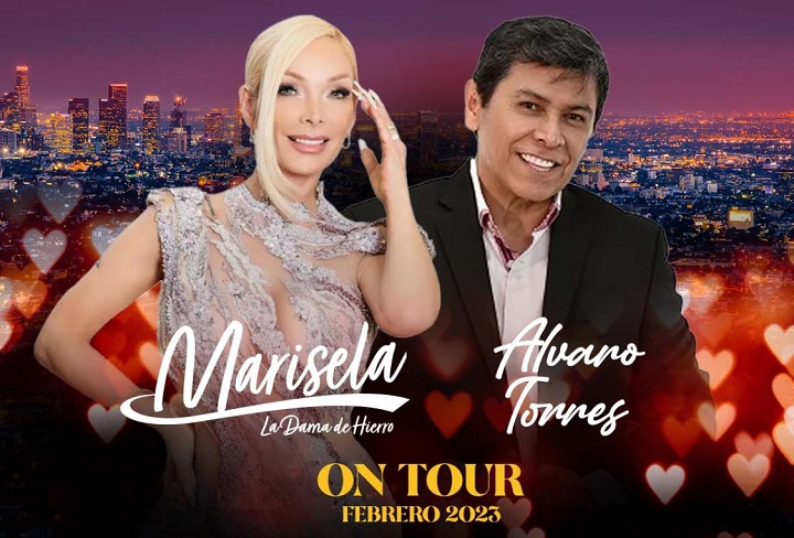 Marisela inicia el 2023 en tour por Estados Unidos junto a Álvaro Torres