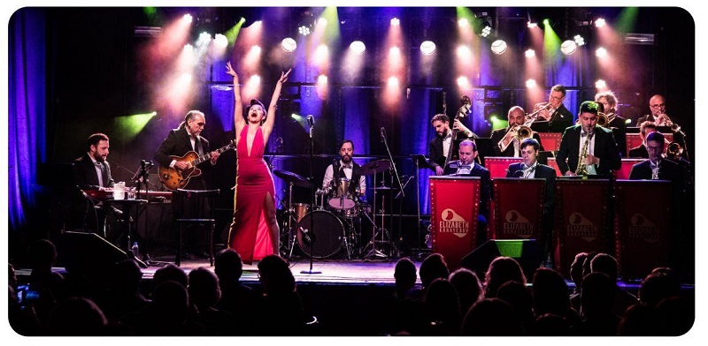 Elizabeth Karayekov vuelve con su big band y un show renovado al escenario de La Trastienda