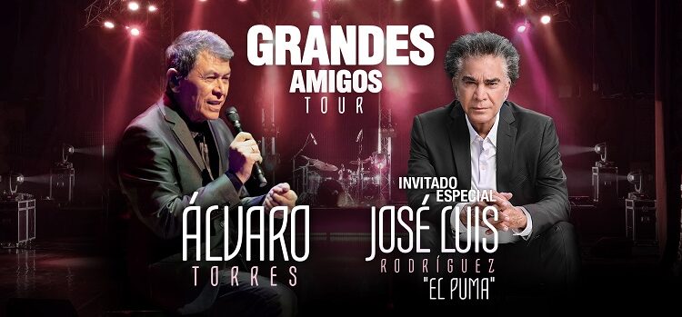 Comienza Álvaro Torres y José Luis Rodríguez “El puma” «Grandes amigos tour»