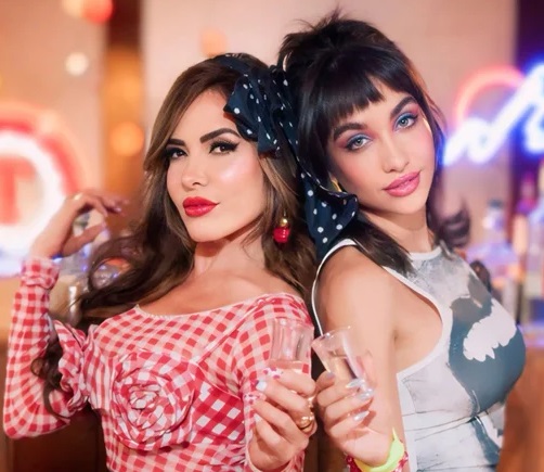 Gloria Trevi Y María Becerra Presentan “Borracha»