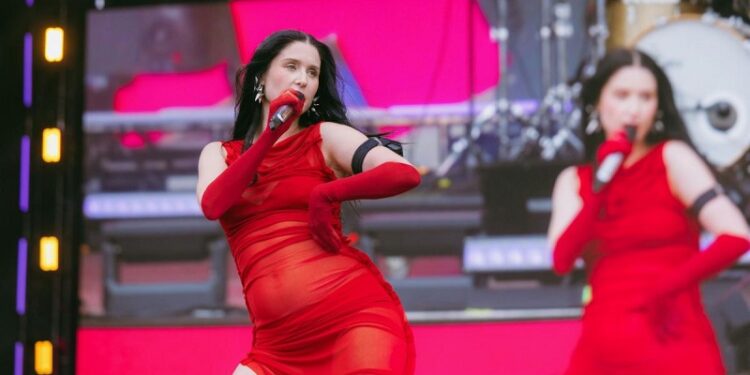 Francisca Valenzuela deslumbró en el festival Hera HSBA en Ciudad de México