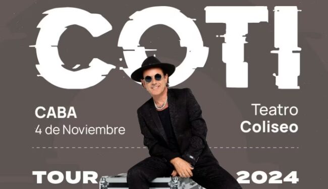 Coti y los Brillantes llegan con todos sus éxitos al Teatro Coliseo