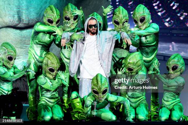 El cantante colombiano J Balvin inició una gira de conciertos en Estados Unidos