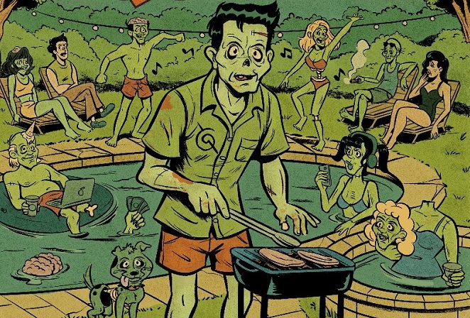 “Fiesta de Zombies” es el nuevo Álbum de Los caballeros de la quema